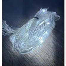TeknoKapsül 2*2 Perde LED 192 LED Beyaz Işık