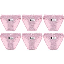 Tutku Kadın Küçük Puantiyeli Bikini Külot 6 Lı Set