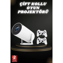 Ototechparca Taşınabilir Android Projeksiyon Ayaklı Çift Kollu 4K Çözünürlüklü Sinema Projeksiyonu