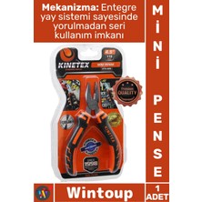 Wintoup #pense Hassas Işler Hobi Takı Tasarım Montaj Tamir El Aleti Yaylı Mini Çelik Pense 4.5 Inç 115 mm