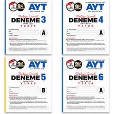 Özdebir Yayınları Özdebir Ayt Türkiye Geneli Deneme Seti 4’lü – Deneme 3 4 5 6 – Y2325 Y2426 Y2526 Y2626 – Yks Ayt Alan Yeterlilik Testleri