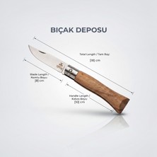 Bıçak Deposu Beyazıd Çakı - Ahşap Kabzalı Outdoor Çakısı