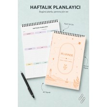 Liamir Studio Haftalık Planlayıcı | Ajanda | Laminasyonlu Karton Kapak | A5 Boyut