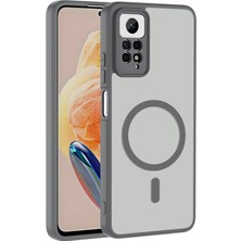 Nihcase Xiaomi Redmi Note 11 Pro 4g Kılıf Babet Mat Manyetik Araç Tutucu Özellikli Kapak