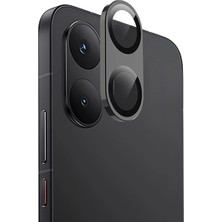 TKÇ Newface Xiaomi Poco X8 Pro Max Raze Metal Kamera Lens - Siyah