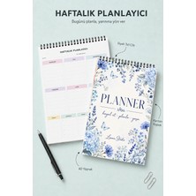 Liamir Studio Haftalık Planlayıcı | Ajanda | Laminasyonlu Karton Kapak | A5 Boyut