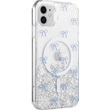 TKÇ Onegif Apple Iphone 11 Misk Simli Magsafe Kapak - Desen 3