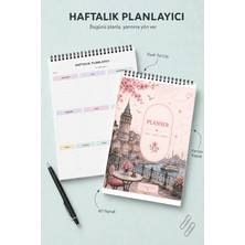 Liamir Studio Haftalık Planlayıcı | Ajanda | Laminasyonlu Karton Kapak | A5 Boyut