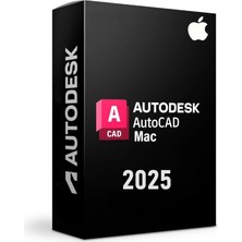 Autodesk Autocad 2025 (Mac) - 1 Mac 2 Yıl Serial Kod Full Sürüm