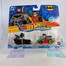 Hot Wheels Racerverse 2'li Batman ve Robin Model Araba Seti