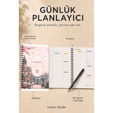 Liamir Studio Günlük Planlayıcı | Ajanda | Laminasyonlu Karton Kapak | A5 Boyut