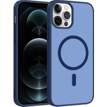 Nihcase iPhone 12 Pro Kılıf Mat Babet Manyetik Şarj Kapak