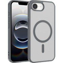 Nihcase iPhone 17E Kılıf Mat Babet Manyetik Araç Tutucu Kapak