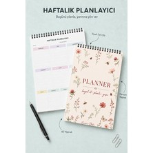 Liamir Studio Haftalık Planlayıcı | Ajanda | Laminasyonlu Karton Kapak | A5 Boyut