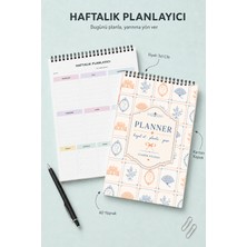 Liamir Studio Haftalık Planlayıcı | Ajanda | Laminasyonlu Karton Kapak | A5 Boyut