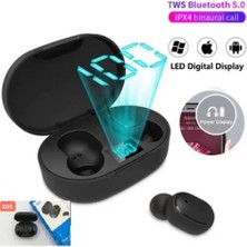 TeknoKapsül E6S Kablosuz Kulaklık Dijital Göstergeli Bluetooth Kulaklık 5.0