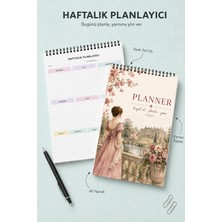 Liamir Studio Haftalık Planlayıcı | Ajanda | Laminasyonlu Karton Kapak | A5 Boyut