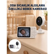 TKÇ Sıcaklık Sensörlü Güvenli Bebek Kamerası Iki Yönlü Ses Yeni Nesil