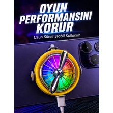 TKÇ Telefon Için Rgb LED Manyetik Soğutma Fanı