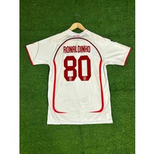 Breathless A.c Milan 2007 Ronaldinho Nostalji Forması (Beyaz)