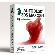 Autodesk 3ds Max 2024 (Windows) - 1 Pc 1 Yıl Autodesk Serial Key