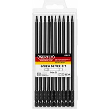 Wertec Manyetik Torx Bits Uç T10 x 150MM 10 Adet