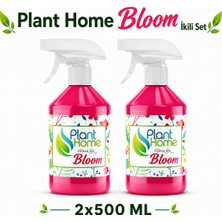 Plant Home Power Mix Sıvı Bitki Besini Seti Bloom Çiçeklenme Destekleyici 2x500 ml