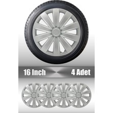 FRWY Mitsubishi 4 Adet Jant Kapağı 16" Inç Gri ( L300 Lancer …) FW036
