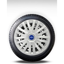 FRWY Ford 4 Adet Jant Kapağı 15" Inç Gri ( Tourneo Transit Connect Courier Focus Fiesta Fusion ) FW020