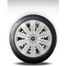 FRWY Opel 4 Adet Jant Kapağı 16" Inç Gri ( Corsa C D E Astra G H J Combo Vectra Meriva ) FW036