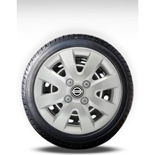 FRWY Nissan 4 Adet Jant Kapağı 15" Inç Gri ( Micra Note Almira Qashqai Juke Primera Sunny ) FW005