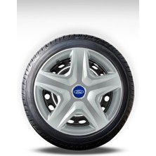 FRWY Ford 4 Adet Jant Kapağı 14" Inç Gri ( Tourneo Transit Connect Courier Focus Fiesta Fusion ) FW006