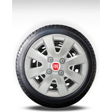 FRWY Fiat 4 Adet Jant Kapağı 15" Inç Gri ( Egea Fiorino Doblo Linea Punto Albea Palio Uno ) FW005