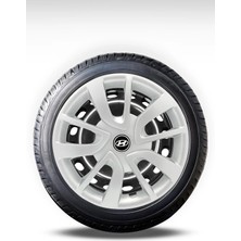 FRWY Hyundai 4 Adet Jant Kapağı 15" Inç Gri ( Accent Era Blue Admire Getz I20 I10 H100 Starex ) FW042