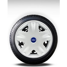 FRWY Ford 4 Adet Jant Kapağı 14" Inç Gri ( Tourneo Transit Connect Courier Focus Fiesta Fusion ) FW028