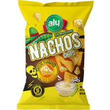 Aly Peynirli Nachos Cips Glutensiz 225 G (7'li Paket)