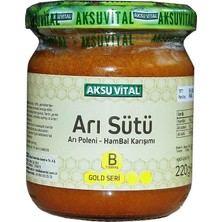 Aydogan's Arı Sütü Polen Bal Karışımı B 7.000 Mg Gold Seri 220 gr