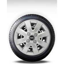 FRWY Kia 4 Adet Jant Kapağı 14" Inç Gri ( Rio Pride Sephia Cerato Ceed Bongo Picanto ) FW004