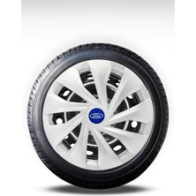 FRWY Ford 4 Adet Jant Kapağı 14" Inç Gri ( Tourneo Transit Connect Courier Focus Fiesta Fusion ) FW046