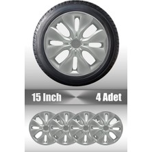 FRWY Chevrolet 4 Adet Jant Kapağı 15" Inç Gri ( Aveo Kalos Spark Lacetti Cruze ) FW012