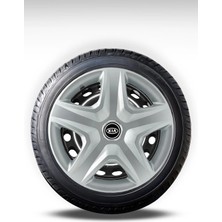 FRWY Kia 4 Adet Jant Kapağı 14" Inç Gri ( Rio Pride Sephia Cerato Ceed Bongo Picanto ) FW006