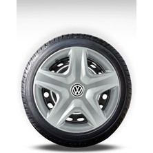FRWY Volkswagen 4 Adet Jant Kapağı 14" Inç Gri ( Golf Jetta Polo Caddy Passat Bora ) FW006