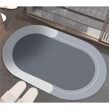 TeknoKapsül Oval Süper Emici Banyo Paspası
