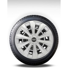 FRWY Toyota 4 Adet Jant Kapağı 16" Inç Gri ( Corolla Yaris Auris Avensis Carina Hilux ) FW041
