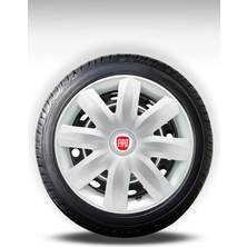FRWY Fiat 4 Adet Jant Kapağı 14" Inç Gri ( Egea Fiorino Doblo Linea Punto Albea Palio Uno ) FW034