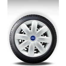 FRWY Ford 4 Adet Jant Kapağı 14" Inç Gri ( Tourneo Transit Connect Courier Focus Fiesta Fusion ) FW034