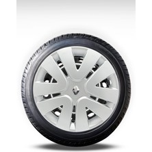 FRWY Renault 4 Adet Jant Kapağı 14" Inç Gri ( Clio 4 5 Symbol Megane Kangoo Fluence Taliant Express Brodway ) FW018