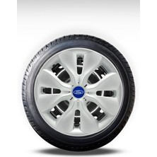 FRWY Ford 4 Adet Jant Kapağı 15" Inç Gri ( Tourneo Transit Connect Courier Focus Fiesta Fusion ) FW012