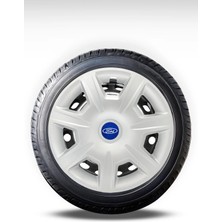 FRWY Ford 4 Adet Jant Kapağı 15" Inç Gri ( Tourneo Transit Connect Courier Focus Fiesta Fusion ) FW035