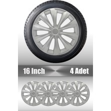 FRWY Mitsubishi 4 Adet Jant Kapağı 16" Inç Gri ( L300 Lancer …) FW041